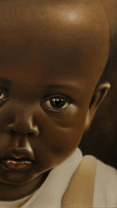 Out of Africa - Original Oil painting by Lianne Issa