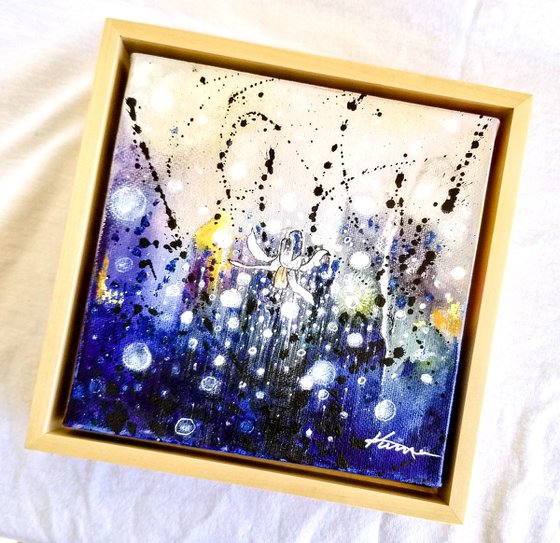 Small Joy (After Rain No.2) with frame