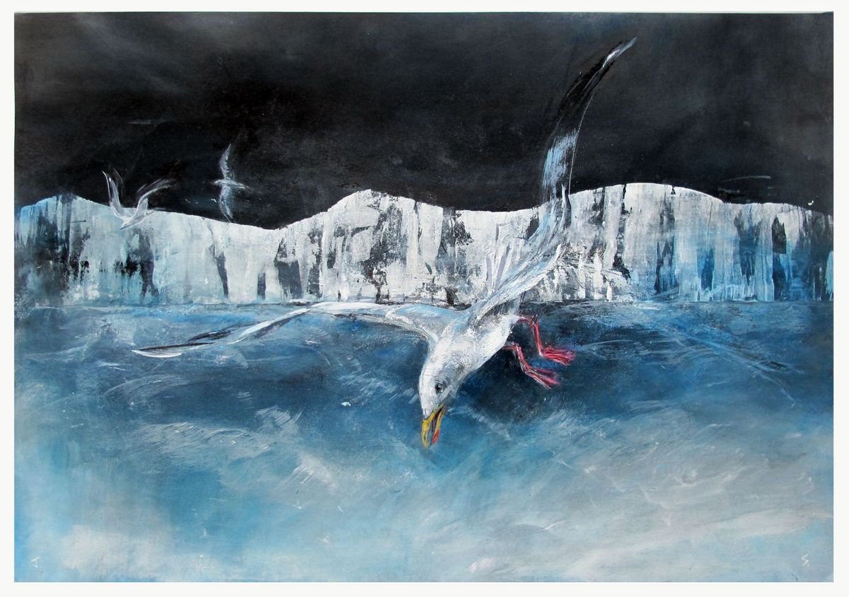 Night Gulls by John Sharp