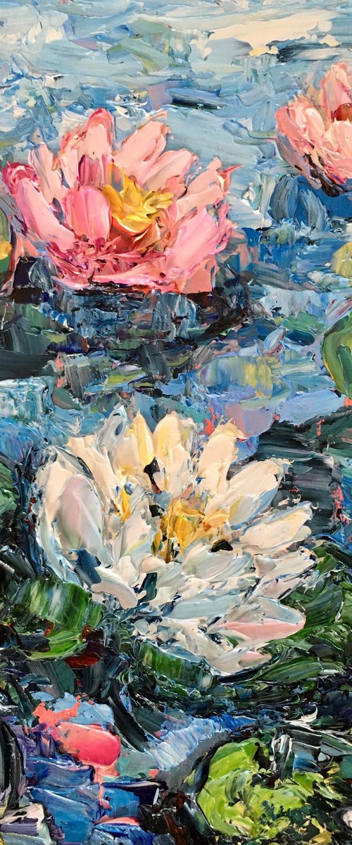 Water Lilies by Vilma Gataveckienė