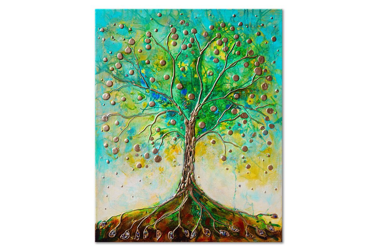 Impressionistic Landscape Acrylic Painting By Amanda Dagg, 24 X 30, Transformation, Original Artwork