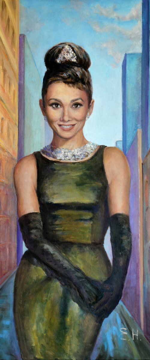 Amazing Audrey by Elvira Hilkevich