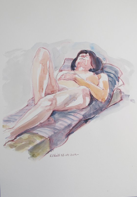 Reclining female nude