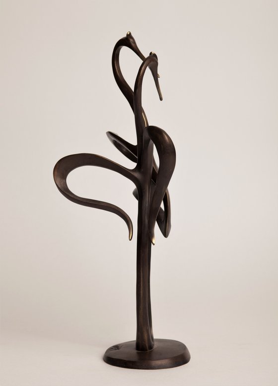 Storks Art Deco Bronze Sculpture