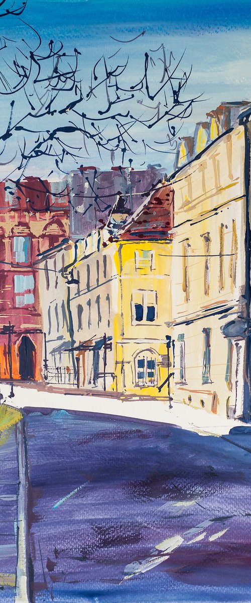 Street in Bratislava by Sasha Romm