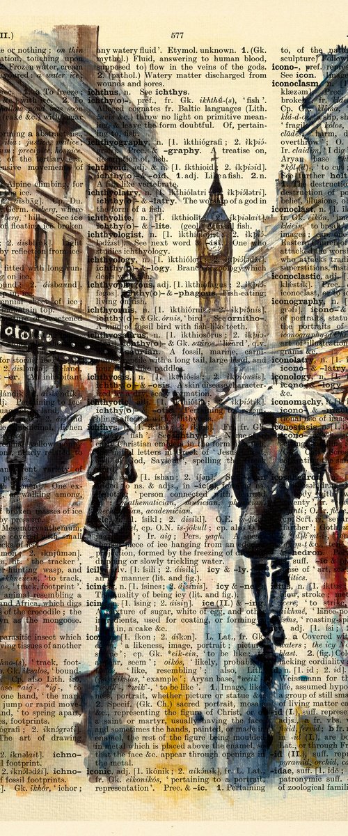 Walking Around London by Misty Lady - M. Nierobisz