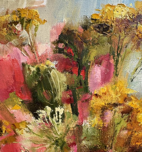Yellow wildflowers