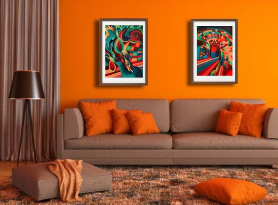 Sacredness of the soul (diptych)