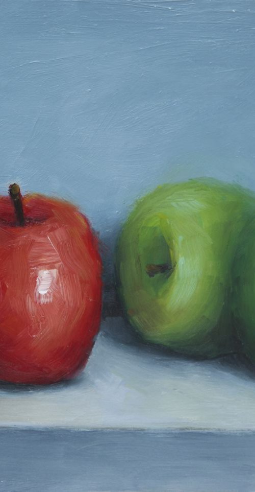 Still life Three apples by Damien Venditti
