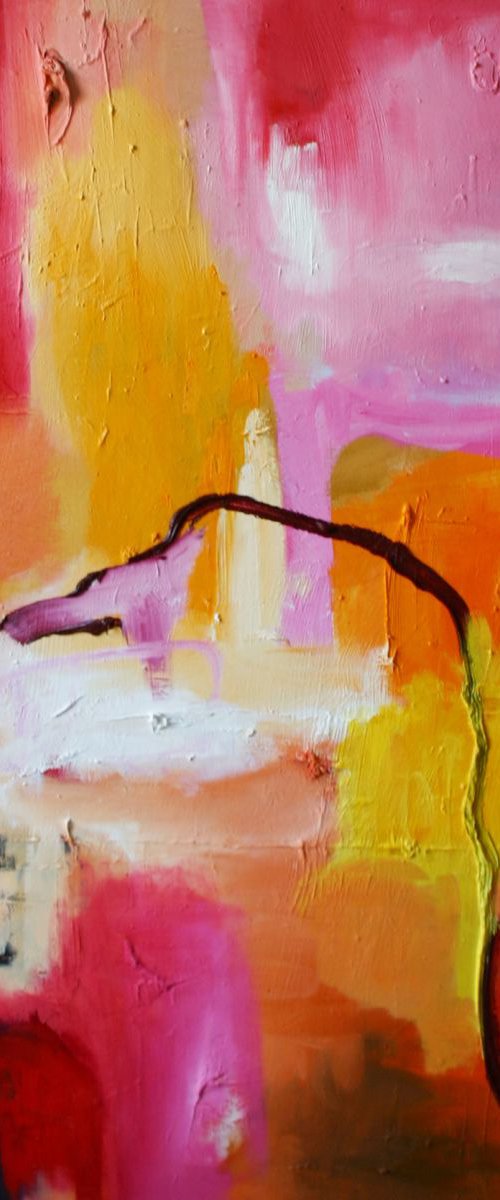 Orange Ground # 3 by John Davison