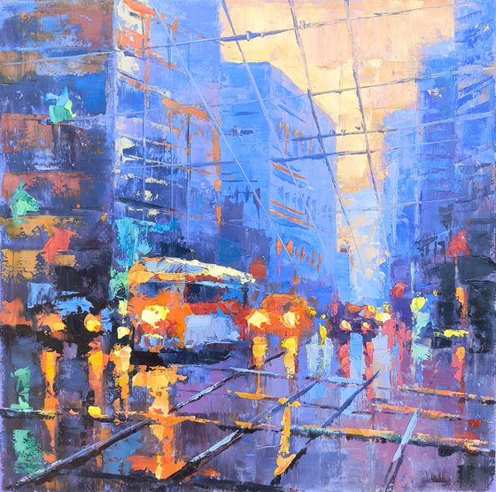 The Tram at Dusk