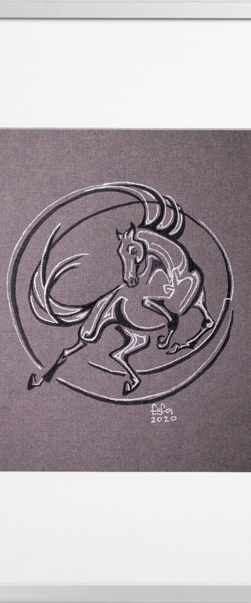 "Free horse" by Fefa Koroleva