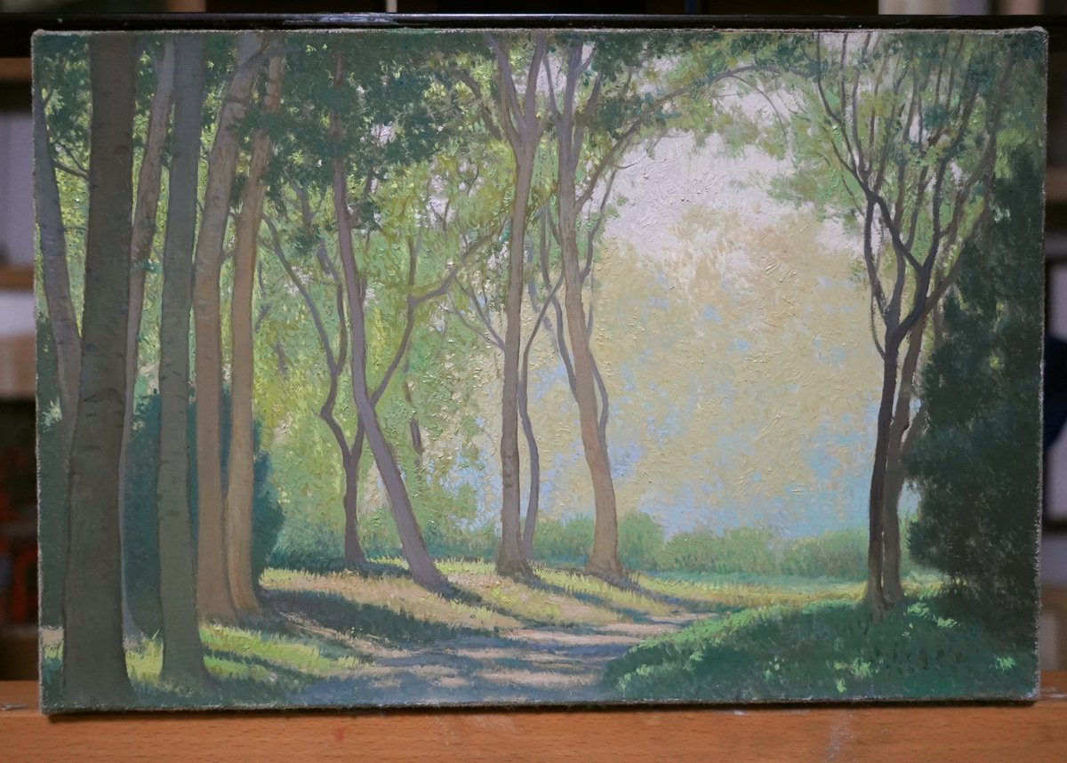Photorealistic Oil Painting , Morning Shade By Ruoshen, 12 X 8, Artwork For Sale On Artfinder