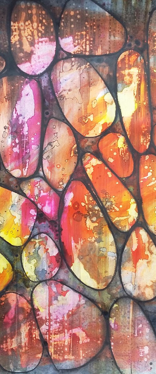River stones by Carolynne Coulson
