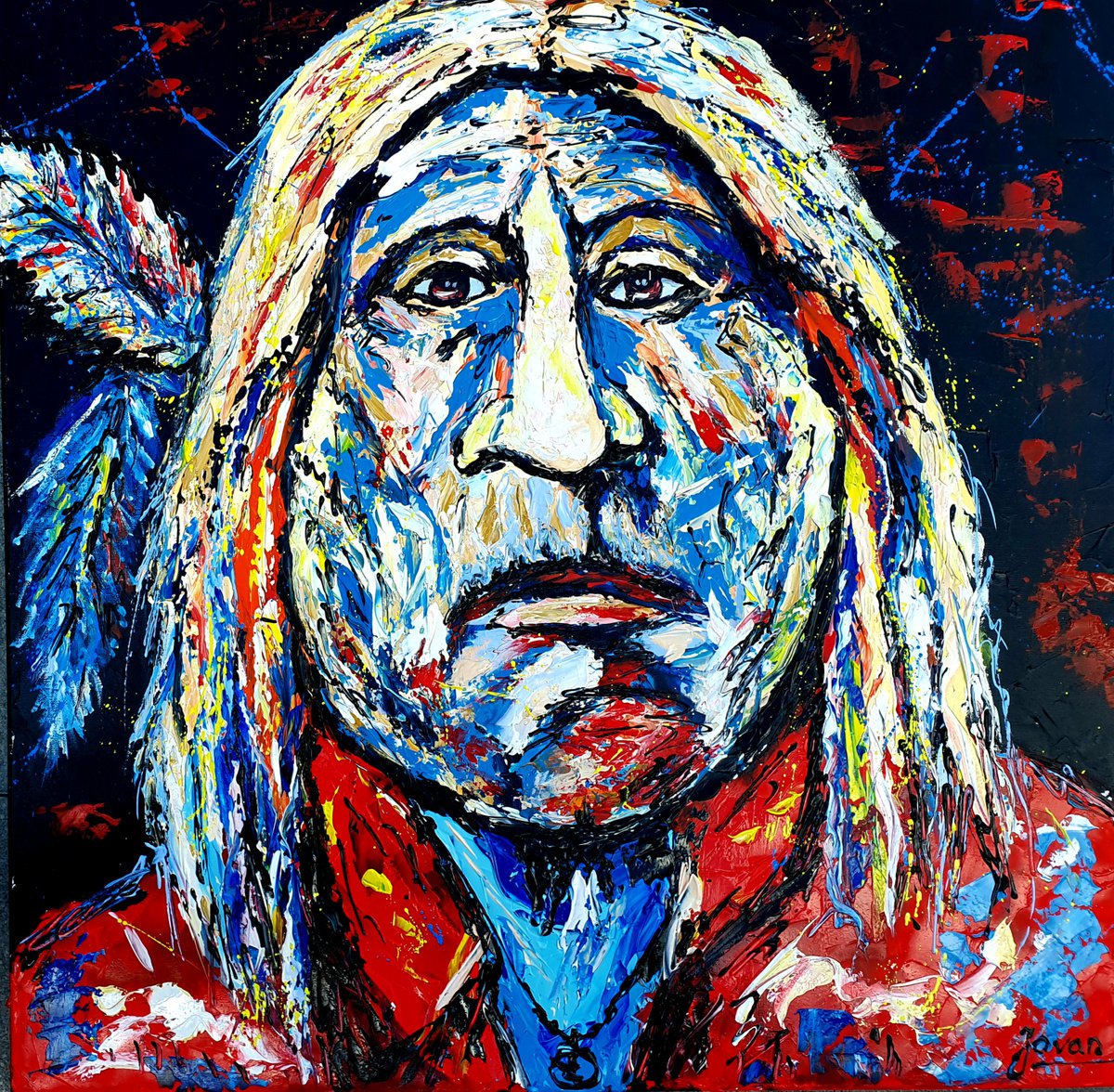 Proud Big Cheaf Geronimo by Jovan Srijemac