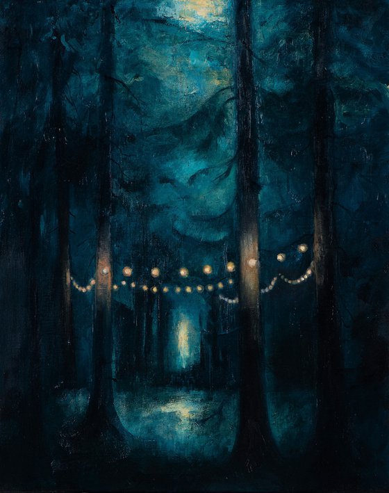 Meandering at night.