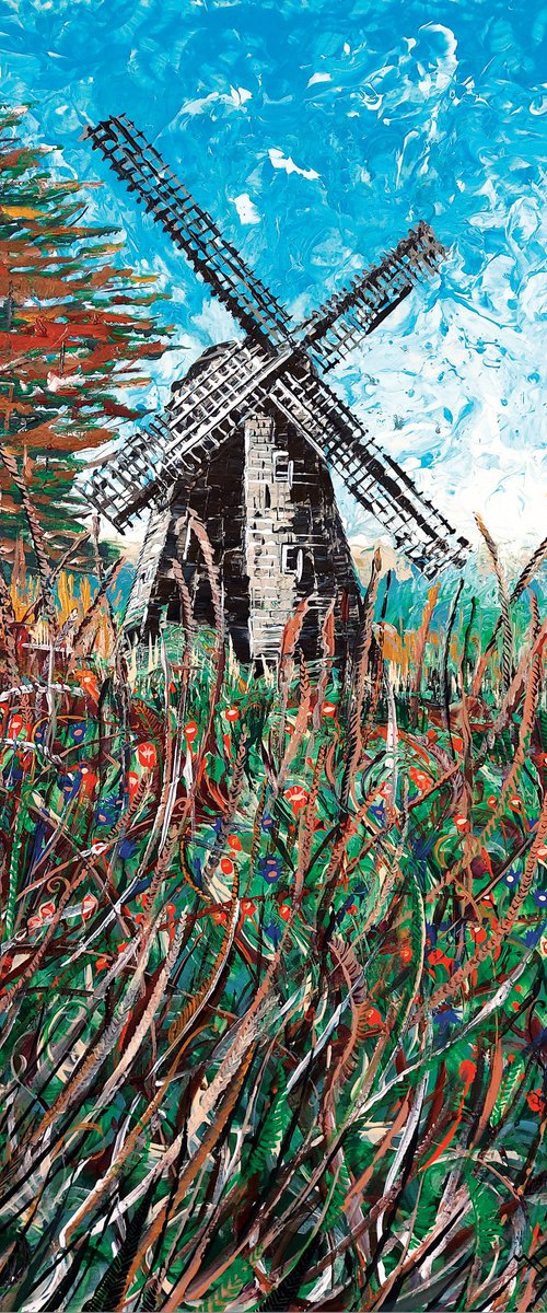 "Old windmill in the Lithuanian Village" by Marius Morkunas