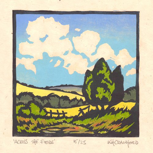 'Across the Fields' by Kester Crawford