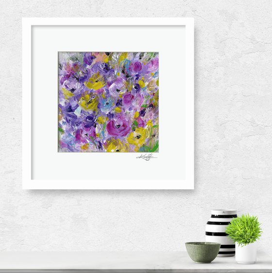 Floral Bliss 11 - Abstract Flower Painting by Kathy Morton Stanion