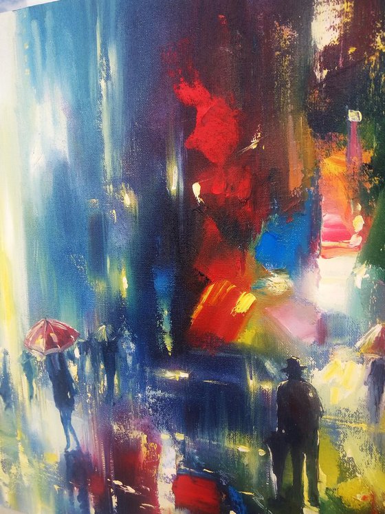 "Rain in the city" by Artem Grunyka