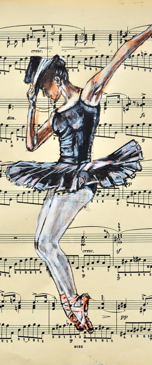 Ballerina XLVI- Music Page by Misty Lady - M. Nierobisz