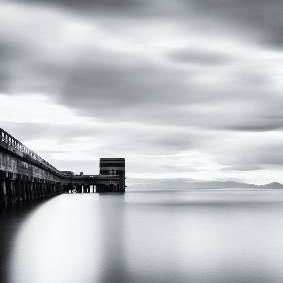 Impressionistic Landscape Photograph By Karim Carella, 22 X 22", Sealos, Original Artwork