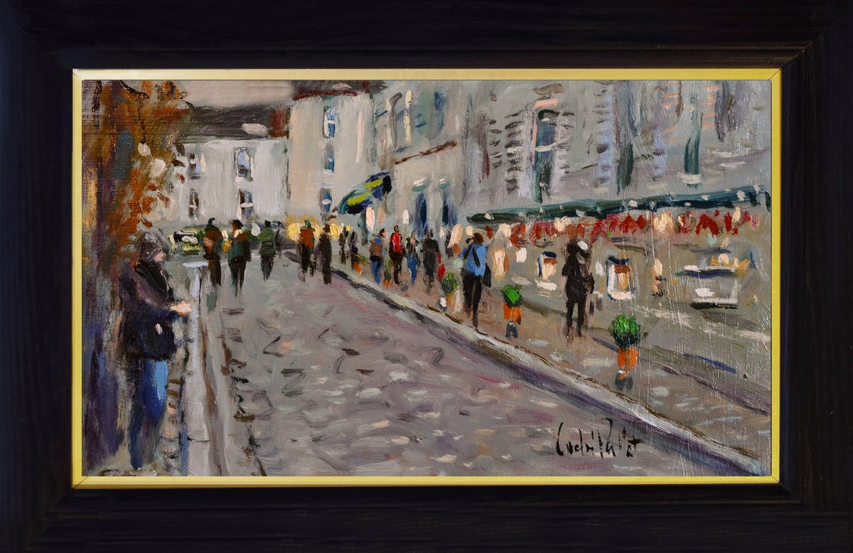 Shopping In Montmartre By Andre Pallat, 23 X 16, Artwork For Sale On Artfinder