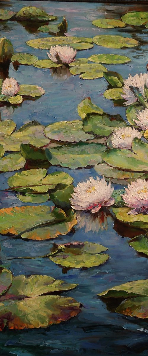 "Dance of petals on the water" by Gennady Vylusk