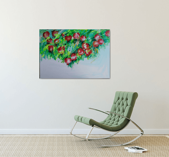 Pomegranate tree-(100x70cm)