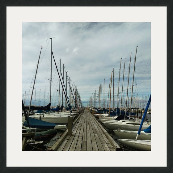 Harbour, 21x21 Inches, C-Type, Framed