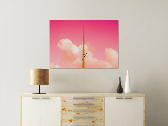 The Pink Half | Limited Edition Fine Art Print 1 of 10 | 90 x 60 cm