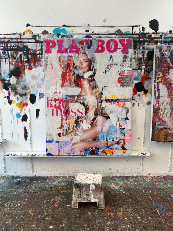 Kate Moss Playboy pink