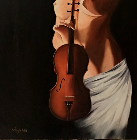 Woman with violin