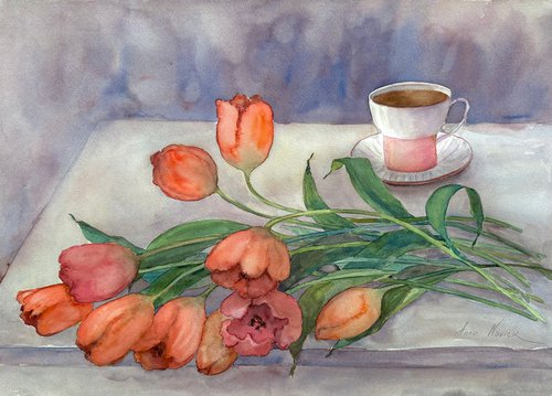 Tulip Mood by Anna Novick