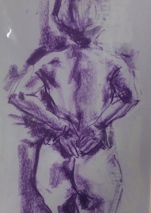 Purple Nude by Sheila Volpe