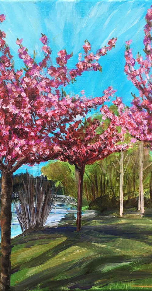 Spring trees by Elena Sokolova