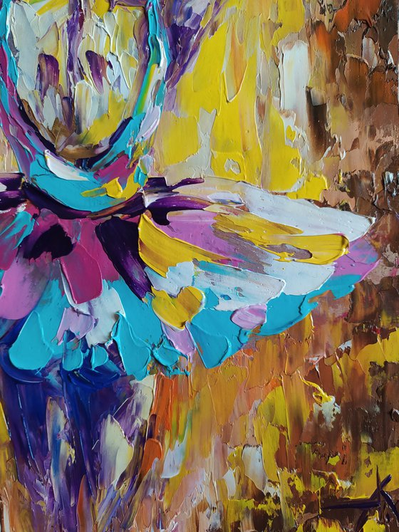 To new achievements - ballerina,  ballerina oil painting, ballet, ballet oil painting, woman body, ballerina tutu,  ballet dancers, ballet oil painting, woman oil painting