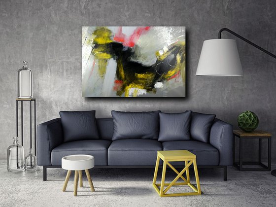 abstract-large-painting 120x80 cm-large wall art