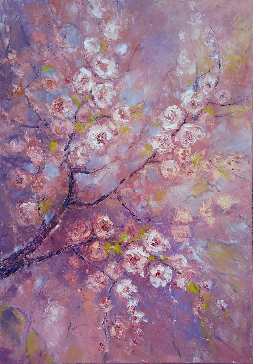 Blooming Time By Emilia Milcheva, 28 X 39, Artwork For Sale On Artfinder