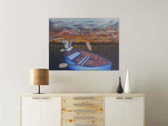 Sunset Over Pelican Lake