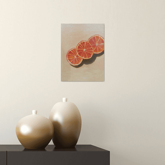 3 Oranges — modern still life