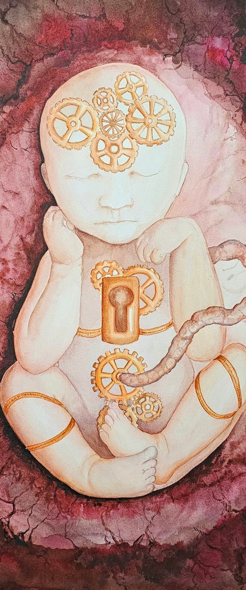 Key hole in her heart by Ksenia June