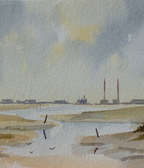 Low Tide at Clontarf by Maire Flanagan