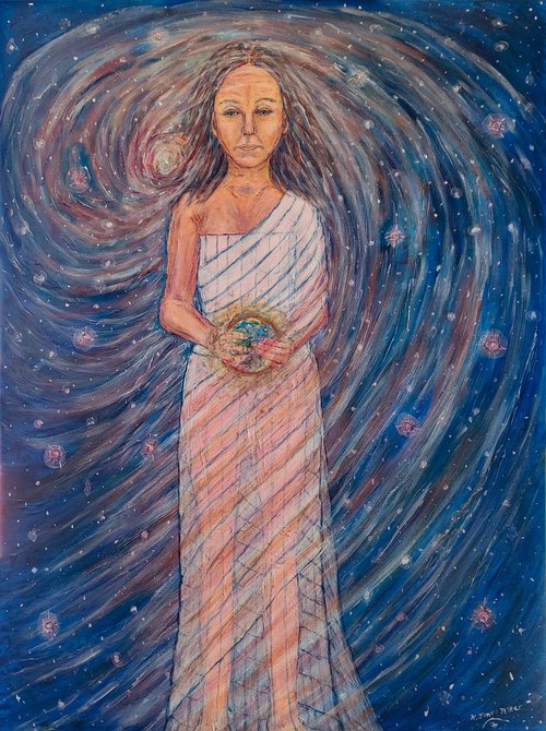 Gaia's Hopeful Prayer by Kim Jones Miller