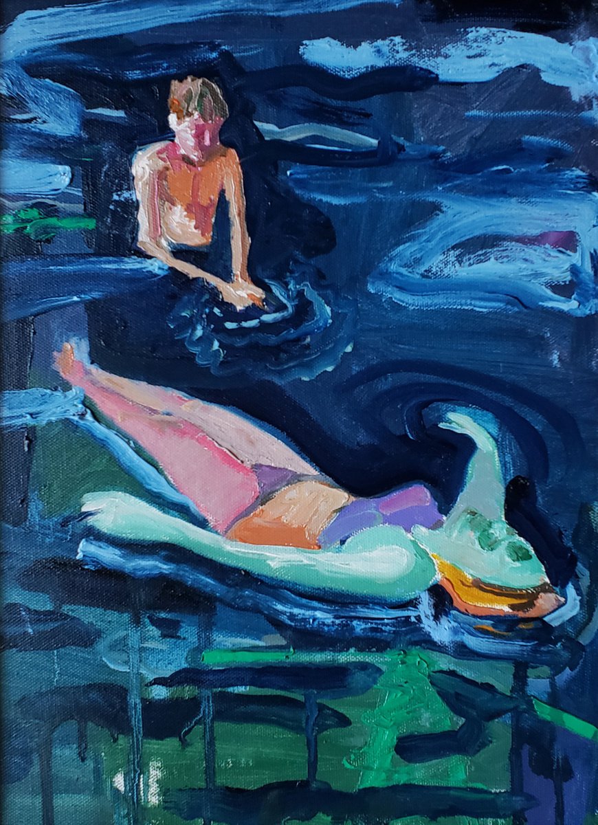 Bathers; Asa + Sibylla by Shelton Walsmith