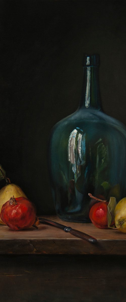 Old bottle of France by Mayrig Simonjan