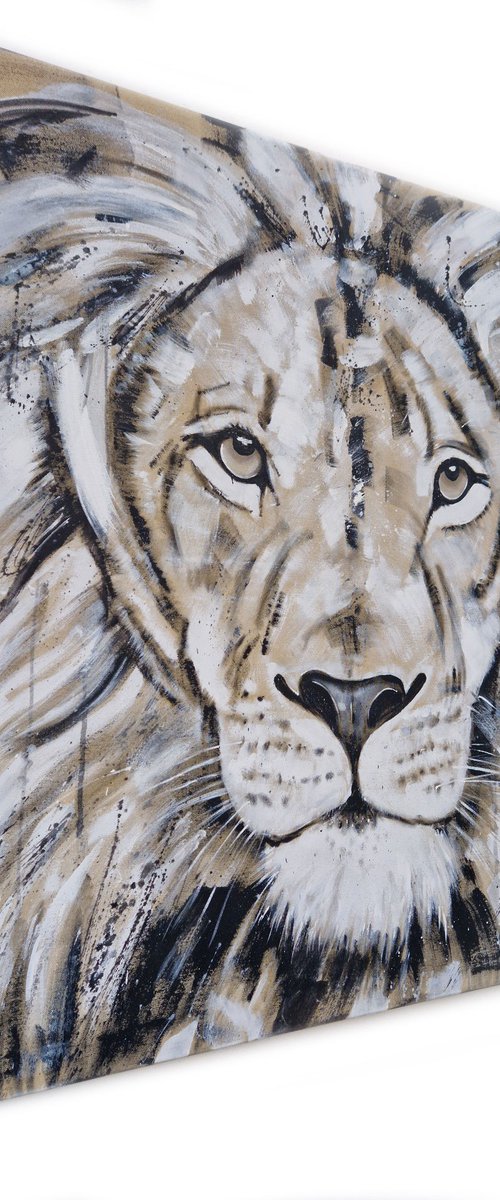 Lion #25 - Series BIG CAT by Stefanie Rogge