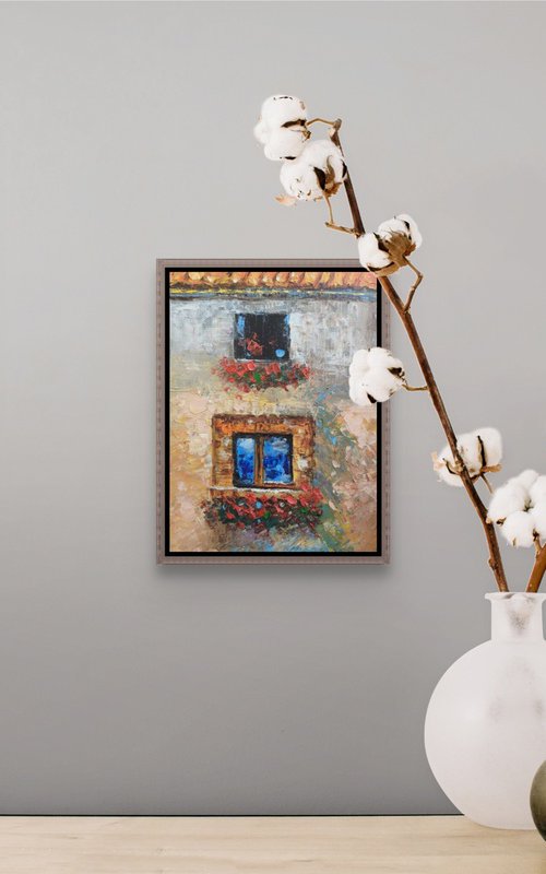 Mediterranean Sunlit Walls by Narek Qochunc