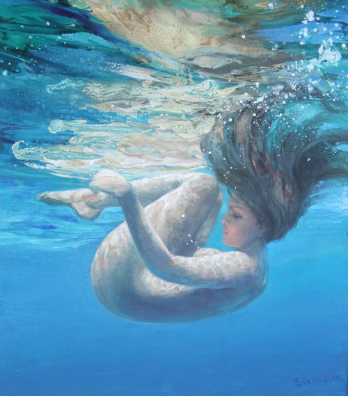 Born in the water by Olena Samoilyk