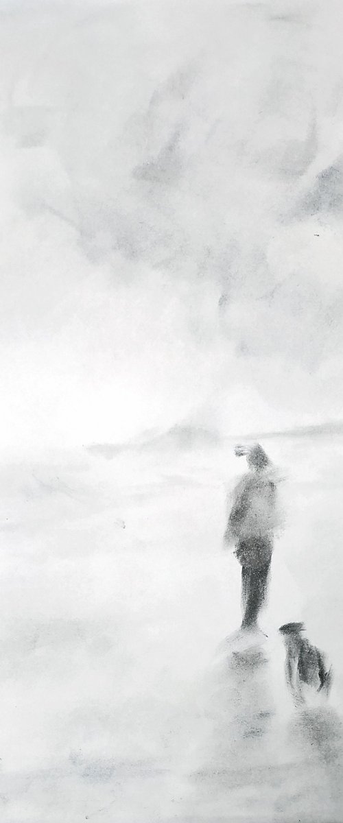 Beach Walk sketch by SBBoursot